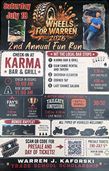 July 18 wheels for warren